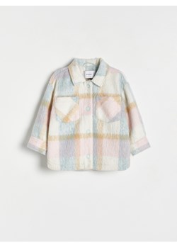 Reserved - Kurtka koszulowa w kratę - wielobarwny ze sklepu Reserved w kategorii Kurtki dziewczęce - zdjęcie 173768356