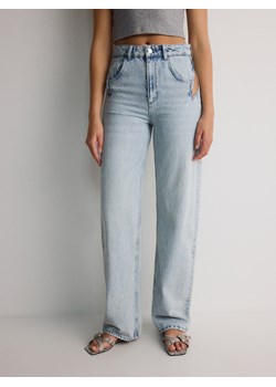 Reserved - Jeansy z wycięciami - niebieski ze sklepu Reserved w kategorii Jeansy damskie - zdjęcie 173768587