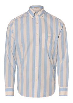 Gant Koszula męska Mężczyźni Regular Fit Bawełna jasnoniebieski w paski ze sklepu vangraaf w kategorii Koszule męskie - zdjęcie 173769307