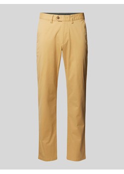 Chinosy o kroju tapered fit z kieszeniami z tyłu ze sklepu Peek&Cloppenburg  w kategorii Spodnie męskie - zdjęcie 173769628