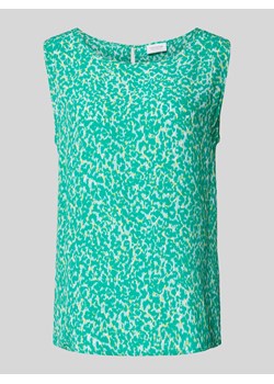 Bluzka z wiskozy z okrągłym dekoltem ze sklepu Peek&Cloppenburg  w kategorii Bluzki damskie - zdjęcie 173769729