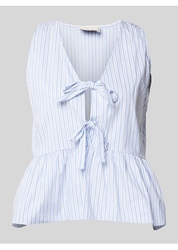 Top bluzkowy ze wzorem w paski model ‘Manja’ ze sklepu Peek&Cloppenburg  w kategorii Bluzki damskie - zdjęcie 173769738