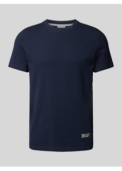 T-shirt z fakturowanym wzorem ze sklepu Peek&Cloppenburg  w kategorii T-shirty męskie - zdjęcie 173769758