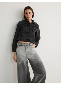 Reserved - Kurtka jeansowa - szary ze sklepu Reserved w kategorii Kurtki damskie - zdjęcie 173772176
