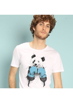 WOOOP Koszulka &quot;The WInner Panda&quot; w kolorze białym ze sklepu Limango Polska w kategorii T-shirty męskie - zdjęcie 173772976