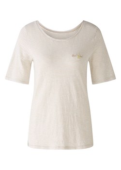 Oui Koszulka w kolorze biało-karmelowym ze sklepu Limango Polska w kategorii Bluzki damskie - zdjęcie 173773458