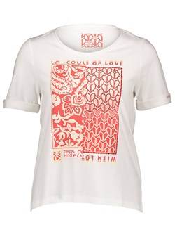 Oui Koszulka w kolorze białym ze sklepu Limango Polska w kategorii Bluzki damskie - zdjęcie 173777788