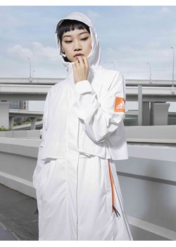 adidas Płaszcz funkcyjny w kolorze białym ze sklepu Limango Polska w kategorii Kurtki damskie - zdjęcie 173777825