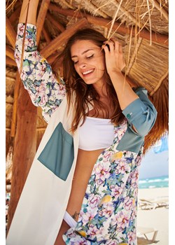 Oversizowa koszula Floral Flirt XS/S ze sklepu NAOKO w kategorii Koszule damskie - zdjęcie 173778407