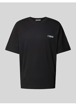 T-shirt z nadrukiem z logo model ‘TAORMINA’ ze sklepu Peek&Cloppenburg  w kategorii T-shirty męskie - zdjęcie 173779645