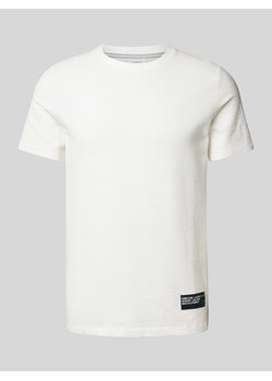 T-shirt z fakturowanym wzorem ze sklepu Peek&Cloppenburg  w kategorii T-shirty męskie - zdjęcie 173779935