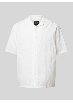 Koszula casualowa z ażurowym wzorem model ‘ARON’ ze sklepu Peek&Cloppenburg  w kategorii Koszule męskie - zdjęcie 173780367