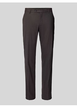 Spodnie do garnituru o kroju tapered fit w kant ze sklepu Peek&Cloppenburg  w kategorii Spodnie męskie - zdjęcie 173780379