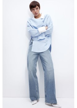H & M - Wide High Jeans - Turkusowy ze sklepu H&M w kategorii Jeansy damskie - zdjęcie 173780549