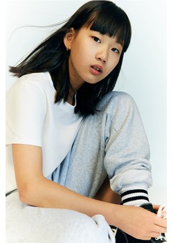 H & M - T-shirt 2-pak - Biały ze sklepu H&M w kategorii Bluzki dziewczęce - zdjęcie 173780559