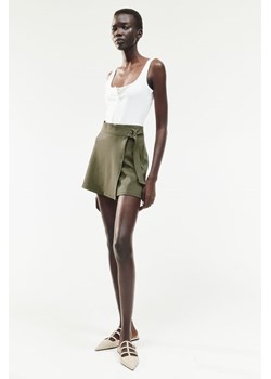 H & M - Kopertowe spódnico-szorty z dżerseju - Zielony ze sklepu H&M w kategorii Spódnice - zdjęcie 173780575