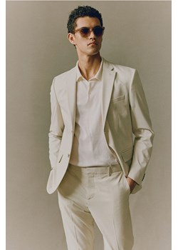 H & M - Marynarka Slim Fit - Biały ze sklepu H&M w kategorii Marynarki męskie - zdjęcie 173780616
