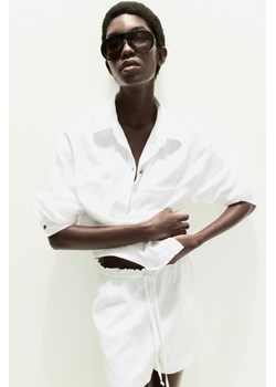 H & M - Bawełniana koszula - Biały ze sklepu H&M w kategorii Koszule damskie - zdjęcie 173780699