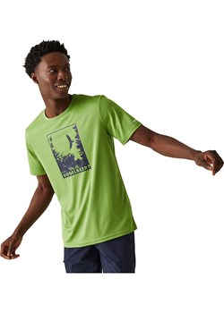 Regatta Koszulka funkcyjna &quot;Fingal Slogan III&quot; w kolorze zielonym ze sklepu Limango Polska w kategorii T-shirty męskie - zdjęcie 173782028