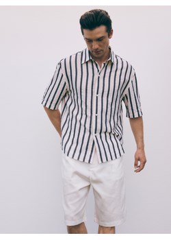 Reserved - Koszula comfort fit w paski - beżowy ze sklepu Reserved w kategorii Koszule męskie - zdjęcie 173783865