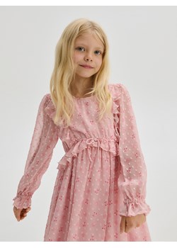 Reserved - Sukienka w kwiaty - pastelowy róż ze sklepu Reserved w kategorii Sukienki dziewczęce - zdjęcie 173783886