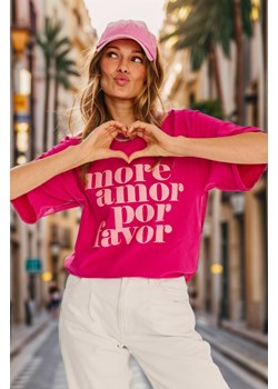 T-shirt Amor S/M ze sklepu NAOKO w kategorii Bluzki damskie - zdjęcie 173785069