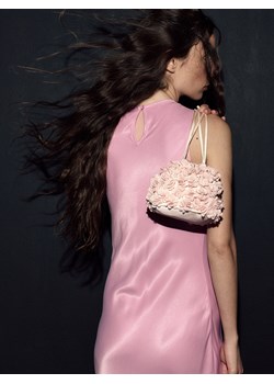 Reserved - Mini torebka z kwiatami - złamana biel ze sklepu Reserved w kategorii Torebki damskie - zdjęcie 173785778
