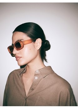 Reserved - Okulary przeciwsłoneczne - brązowy ze sklepu Reserved w kategorii Okulary przeciwsłoneczne damskie - zdjęcie 173786188