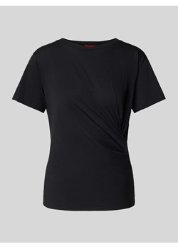 T-shirt z marszczeniem model ‘Agadir’ ze sklepu Peek&Cloppenburg  w kategorii Bluzki damskie - zdjęcie 173786648