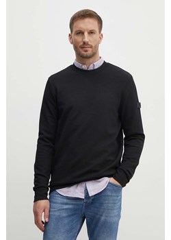 Joop! bluza męska kolor czarny gładka 30042461 ze sklepu ANSWEAR.com w kategorii Bluzy męskie - zdjęcie 173787565
