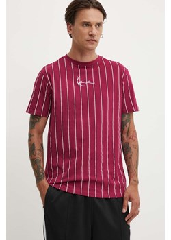 Karl Kani t-shirt bawełniany męski kolor bordowy wzorzysty 6137659 ze sklepu ANSWEAR.com w kategorii T-shirty męskie - zdjęcie 173788279