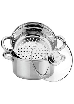 Zestaw do gotowania na parze ze stali nierdzewnej 18cm - Lenton 16X ze sklepu Edinos.pl w kategorii Garnki - zdjęcie 173789426