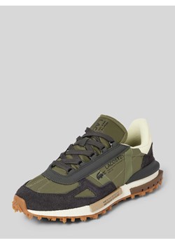 Sneakersy skórzane z obszyciem w kontrastowym kolorze model ‘ELITE ACTIVE’ ze sklepu Peek&Cloppenburg  w kategorii Buty sportowe męskie - zdjęcie 173789658
