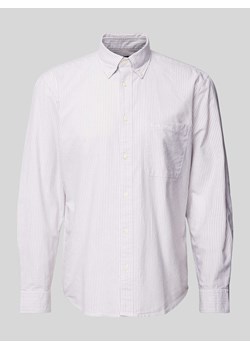 Koszula casualowa o kroju slim fit z kołnierzykiem typu button down ze sklepu Peek&Cloppenburg  w kategorii Koszule męskie - zdjęcie 173789697