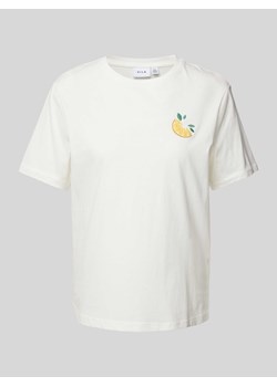 T-shirt z wyhaftowanym z motywem model ‘SYBIL ARRI’ ze sklepu Peek&Cloppenburg  w kategorii Bluzki damskie - zdjęcie 173789717