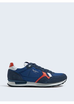 Pepe Jeans FOOTWEAR Sneakersy w kolorze niebieskim ze sklepu Limango Polska w kategorii Buty sportowe męskie - zdjęcie 173789977