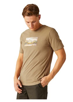Regatta Koszulka &quot;Cline VIII&quot; w kolorze jasnobrązowym ze sklepu Limango Polska w kategorii T-shirty męskie - zdjęcie 173790407