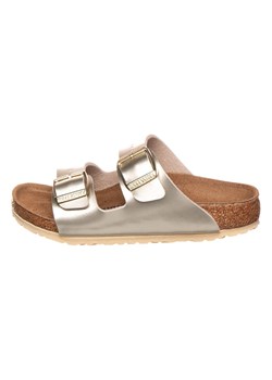 Birkenstock Klapki &quot;Arizona&quot; w kolorze złotym ze sklepu Limango Polska w kategorii Kapcie dziecięce - zdjęcie 173790525