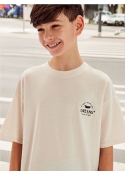 Sinsay - Koszulka - kremowy ze sklepu Sinsay w kategorii T-shirty chłopięce - zdjęcie 173792519
