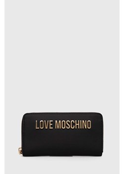 Love Moschino portfel damski kolor czarny JC5611PP1LKD0000 ze sklepu ANSWEAR.com w kategorii Portfele damskie - zdjęcie 173792848