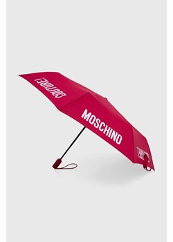 Moschino parasol kolor bordowy 8983 ze sklepu ANSWEAR.com w kategorii Parasole - zdjęcie 173795027