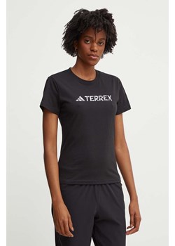 adidas TERREX t-shirt damski kolor czarny HZ1392 ze sklepu ANSWEAR.com w kategorii Bluzki damskie - zdjęcie 173795279