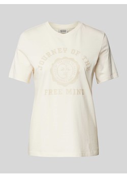 T-shirt z nadrukiem z napisem i logo ze sklepu Peek&Cloppenburg  w kategorii Bluzki damskie - zdjęcie 173796107