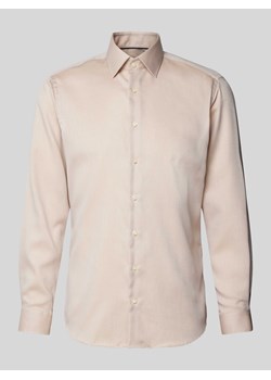 Koszula biznesowa o kroju regular fit z listwą guzikową ze sklepu Peek&Cloppenburg  w kategorii Koszule męskie - zdjęcie 173796128