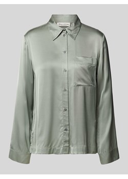Bluzka koszulowa z nakładaną kieszenią na piersi ze sklepu Peek&Cloppenburg  w kategorii Koszule damskie - zdjęcie 173796195