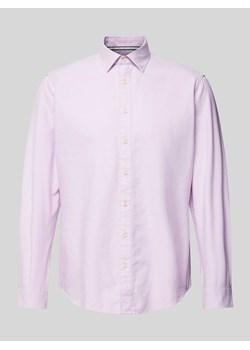 Koszula biznesowa o kroju slim fit z kołnierzykiem typu kent ze sklepu Peek&Cloppenburg  w kategorii Koszule męskie - zdjęcie 173796199