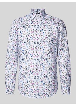 Koszula biznesowa o kroju regular fit z kołnierzykiem typu kent ze sklepu Peek&Cloppenburg  w kategorii Koszule męskie - zdjęcie 173796207