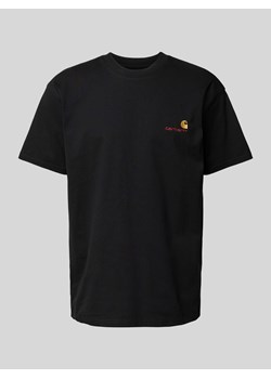 T-shirt z wyhaftowanym logo model ‘American’ ze sklepu Peek&Cloppenburg  w kategorii T-shirty męskie - zdjęcie 173796228