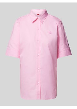 Bluzka koszulowa o kroju regular fit z rękawem o dł. 1/2 ze sklepu Peek&Cloppenburg  w kategorii Koszule damskie - zdjęcie 173796236