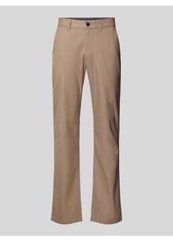 Spodnie o kroju regular fit z wpuszczanymi kieszeniami ze sklepu Peek&Cloppenburg  w kategorii Spodnie męskie - zdjęcie 173796295